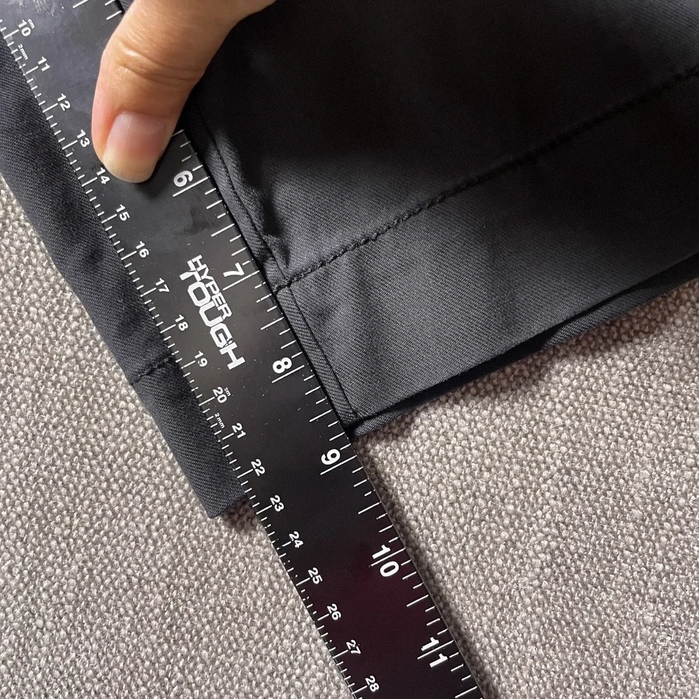 Tommy Bahama Chino Shorts Mens 35 Black Cotton Stretch Flat Front Comfortable